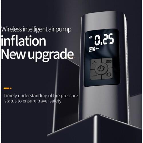 Car Electrical Air Pump Portable Wireless & Wired Tire Inflatable Deflate Air Compressor Pump & TPMS Motorcycle Bicycle Ball