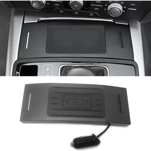 10W car QI wireless charger mobile phone charger chargring plate accessories for Audi A6 C7 RS6 A7 2012-2018 for iPhone 8 X