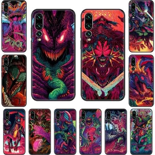Cs go Hyper Beast Phone case For Huawei P 8 10 20 30 Smart Plus 2019 Z Lite Pro 2017 2019 black trend funda silicone bumper art