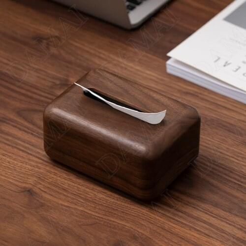 Simplicity Wooden Tissue Box Coffee Table Desktop Napkin Holder Dining Table Tissues Organizer Home Decoration Ornaments