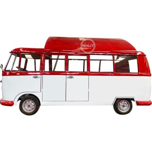 Electric Fast Food Truck Mobile Dining Cart Trailer Hot Dog Vending Cart Ice Cream Push Kiosk