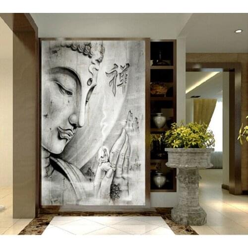 HD Print White Religion Buddha Painting on canvas wall art print home decor wall art picture living room decor painting /PT0565