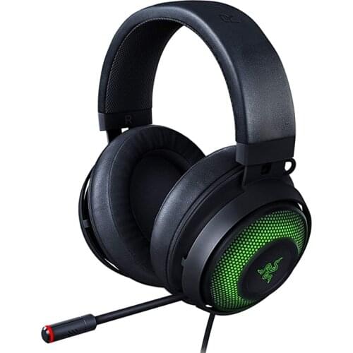 Razer Kraken Ultimate USB Gaming Headset: THX 7.1 Spatial Surround Sound - Chroma RGB Lighting - Noise Cancelling Mic