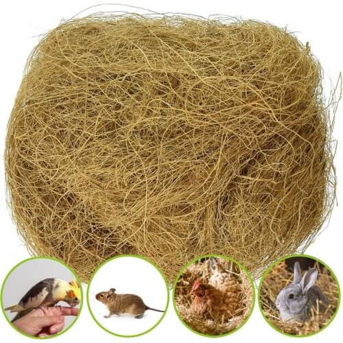 Bird Products Sterilized Natural Coconut Fiber for Bird Nest Excellent Toy Bird nesting easier
