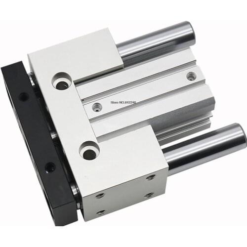 JCB Pneumatic Cylinder 3 Guid Rod Slide Seat JCB20-10 JCB20-20 JCB20-30 JCB20-40 JCB20-50 JCB20-75 JCB20-100