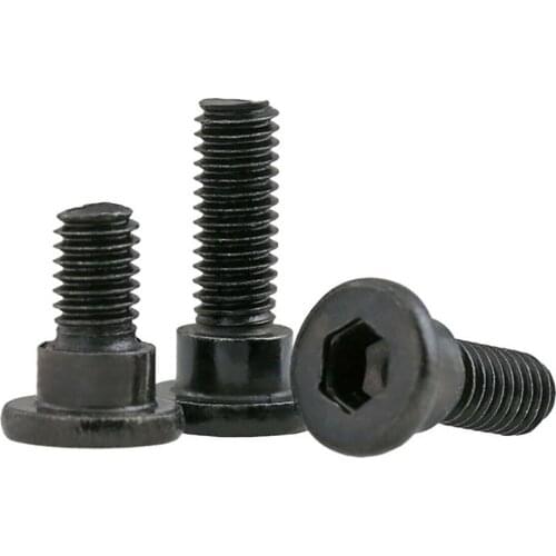 Black Hex Socket Shoulder Screw Hexagon Small Plug Model Positioning Bolt Step Plate Set Screw Standard Parts Grade 12.9 M2.5 M3