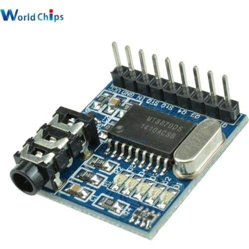 MT8870 DTMF Voice Decoding Module Phone Module Speech Decoding Voice Board Module LED Indicators With Pins