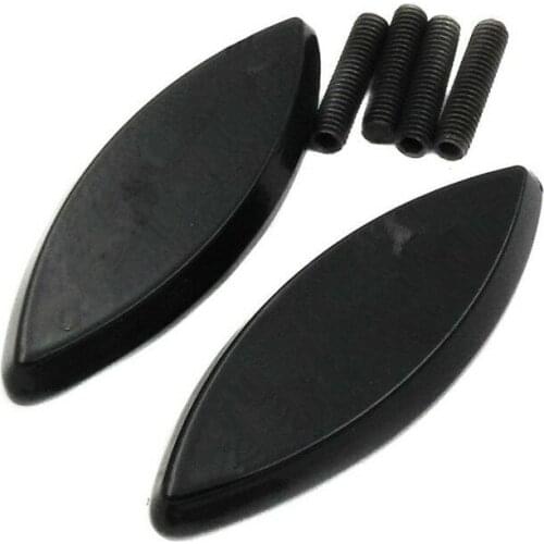 Motorcycle Aluminum Mirror Block Off Base Plates For 2000-2006 Kawasaki Ninja ZX-12R