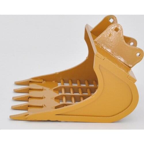 Full Metal Grid Bucket Shovel Bucket Upgrade Parts for Huina 23 Channel Excavator 550/580/592/593