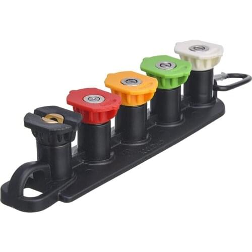 Pressure Washer Spray Nozzle Tips With Nozzle Holder, 1/4 Inch Quick Connect