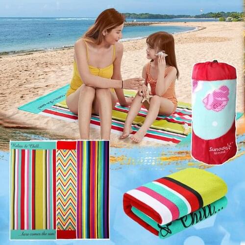 Superfine Fiber Quick Dry Sports Beach Towel Portable Swimming Towel Water Sweat-absorbent Towel Outdoor Jogging Fitness Towel
