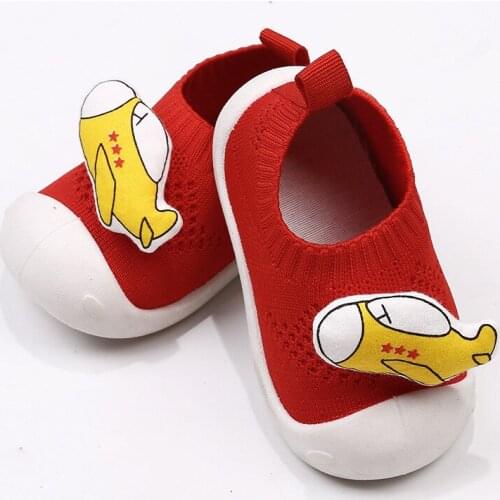 Spring Autumn Casual Sneaker Newborn Cartoon Shoes 0-3T Infant Soft Rubber Sole Shoes Boy Girl Non-slip Floor Socks Shoes