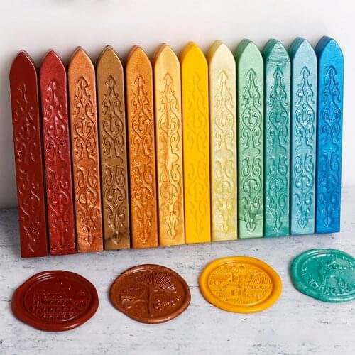Sealing Wax Stick Retro Seal Stamps For Letter Wedding Invitations Decoration 90*11*11mm Vintage Cord Vintage Sealing Wax Sticks