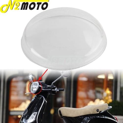 Motorcycle Clear Front Light Housing Shell Headlight Screen Protector Cover For Vespa LX150 LX 150 LX125 LX 125 2019 2018 2017