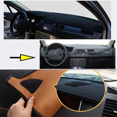 Interior Dashboard Carpet Photophobism Protective Pad Mat For Citroen C5