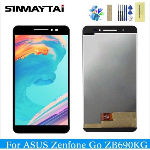 LCD for ASUS ZenFone Go ZB690KG display digitizer assembly touch screen replacement black white lcd display for asus Go ZB690KG