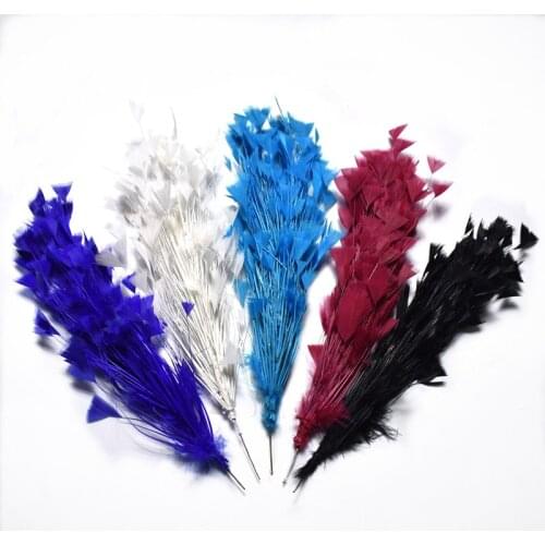 1 Bunch Beautiful Turkey featherApproximately 30CM wedding corsages Feathers craft for DIY headdress Home Decoration Accessories