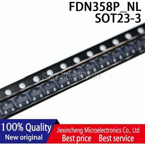 50PCS FDN358P_NL marking:358 FDN358P FDN358 SOT-23 transistor New original