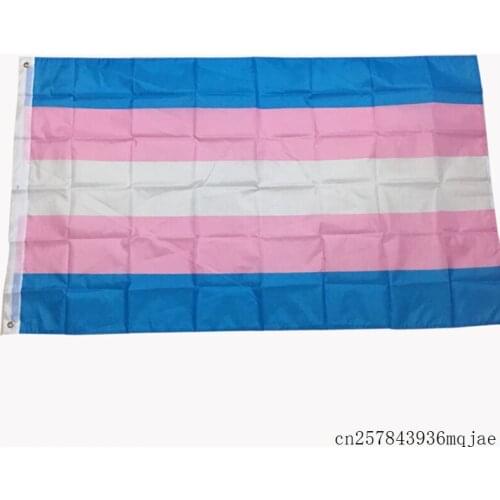 50 Pcs Rainbow Flags Transgender Pride Flag Gay Lesbian LGBT Gay Pride Flags Polyester Gay Pride Banners for Decoration