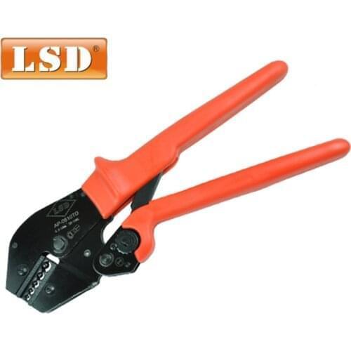 AP-0510TD crimping tool for non-insulated cable links hand tool ratchet crimper ISO 9001:2008 terminal crimping tool