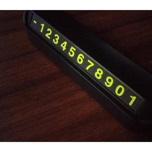 Car temporary parking card phone number card for Renault Megane 2 3 Duster Logan Clio 4 3 Laguna 2 Scenic Sandero 2 Captur