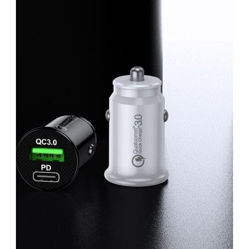 5A USB Car Charger Quick Charge 4.0 QC3.0 Type C Mobile Phone PD 48W Fast Charging Adapter For iPhone Huawei Xiaomi Samsung