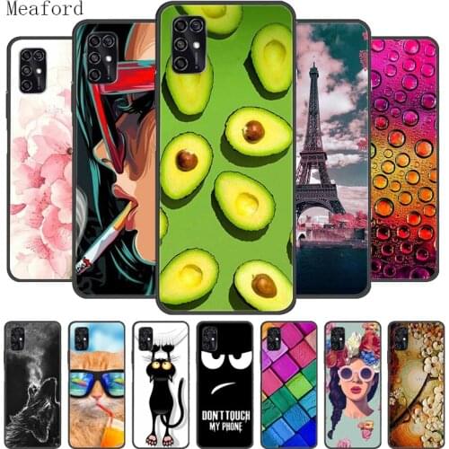 For ZTE Blade V2020 Smart 5G Case Black Bumper TPU Silicon Phone Cases For ZTE Blade V2020 Smart 8010 Coque Cute Cartoon Fundas