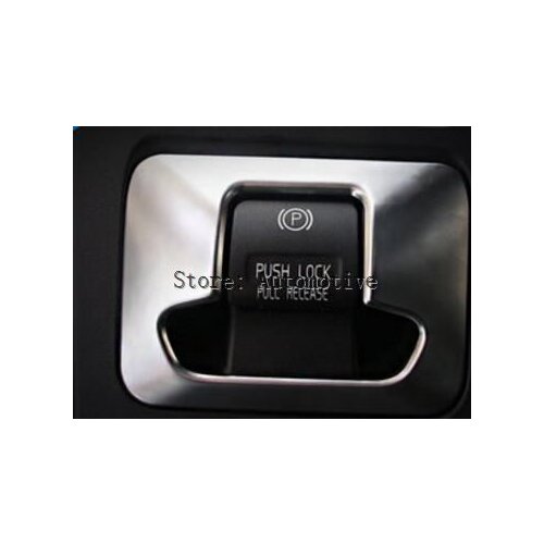 Chrome Electronic Handbrake Cover Trim Sticker For VOLVO XC60 V60 S60 S80 Accessories Car Styling