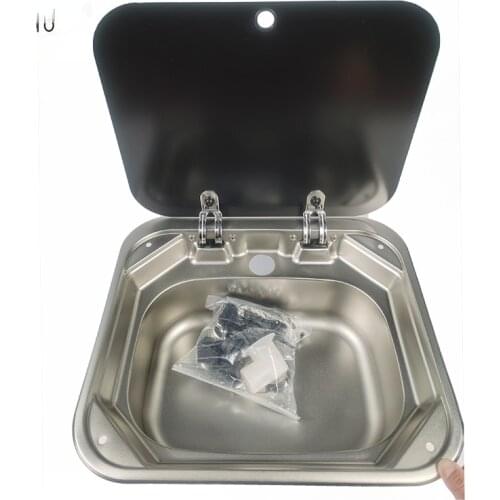 Hot Sales RV Accessories Single Bowl Stainless Steel Kitchen Sink for Camper Caravan Motorhome