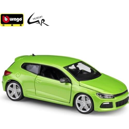 Bburago 1:24 Model Car Simulation Alloy Racing Metal Toy Car Children Toy Gift Collection Volkswagen Scirocco R