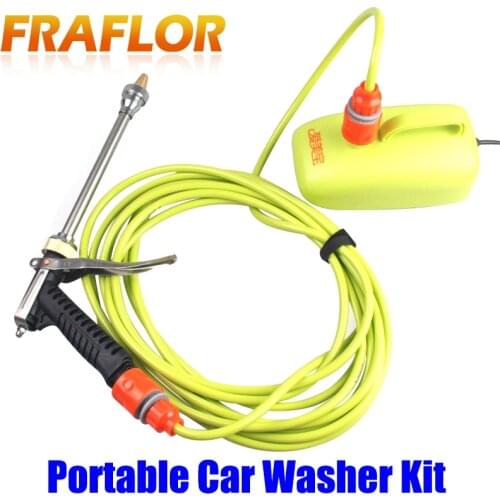 Free Shipping Electric 12V 60Watt High Pressure Car Washer Portable Car Washing Machine Tool Pump Kit Device