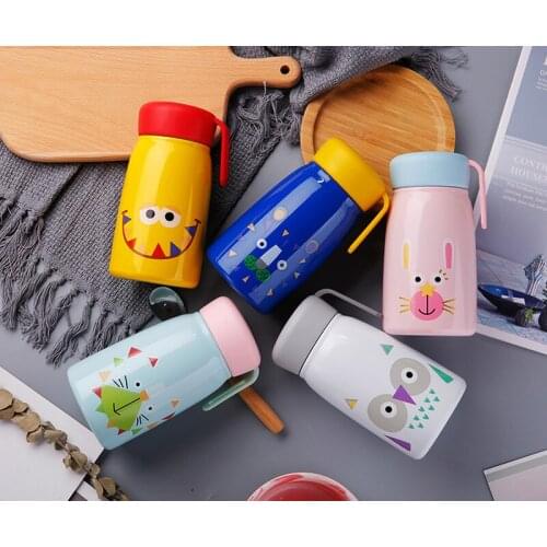 Cartoon Vacuum Cup Insulated Double Wall 304 Stainless Steel Mugs Children Water bottle