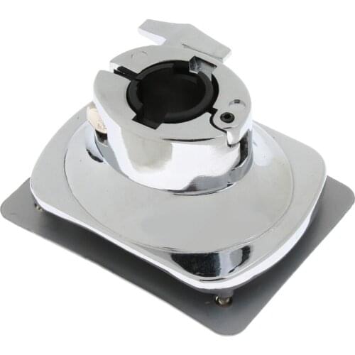 Tooyful Finest Zinc Alloy Floor Tom Drum Leg Bracket Single Hole Silver Percussion Instrument Accessory