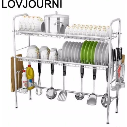 Almacenaje Organizer And Rangement Keuken Cosinha Stainless Steel Cuisine Cocina Organizador Mutfak Kitchen Storage Rack Holder