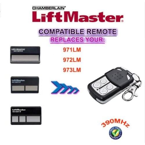 390mhz Liftmaster Garage Door remote control replacement 971LM/972LM/973LM /139.53681B/13953180 beautiful
