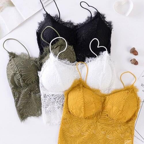Kaminsky Sexy Women Lingerie Thin Suitable Bralette Lace Wireless Soft Breathable Bra Underwear Girls Bras For Women