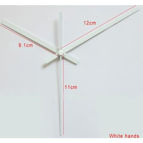 SKP shaft Clock Hands 1#white (just hands) Metal Aluminum DIY Hands Quartz Clock Accessory High quality DIY Clock kits
