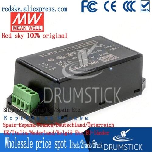 Steady MEAN WELL IRM-60-12ST 12V 5A meanwell IRM-60 12V 60W Screw terminal style