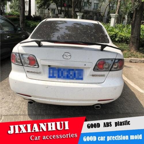 For Mazda 6 Spoiler 2006-2018 Mazda 6 Spoiler TF ABS plastic Material Car Rear Wing Color Rear Spoiler