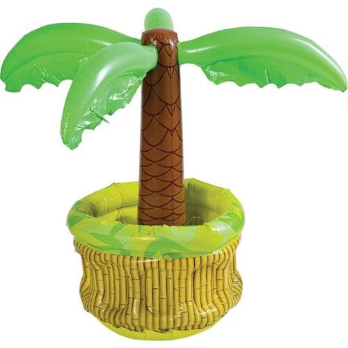 Swimming pool Supplies Inflatable PVC Beverage Cooler Storage Ice Pad Beach Coconut Ice Bucket Party Drink Container Cooler New