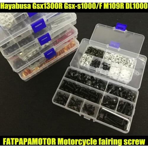 Universal Motorcycle Fairing Bolts Screw Moto Spring Bolts For SUZUKI Hayabusa GSX1300R GSXS1000F M109R DL1000