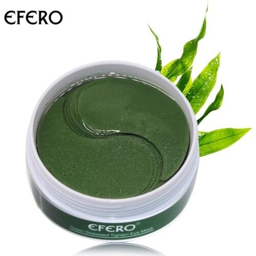 Green Crystal Collagen Eye Mask Pink Eye Patches For Eye Face Care Dark Circles Remove Anti-aging Moisturizing Gel Mask