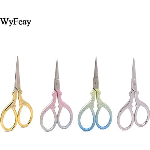 Vintage Scissors Tailor Scissors Cross Stitch European Craft Retro Embroidery Scissors Sewing Handicraft Tool Thread Yarn Shears