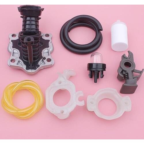 Intake Manifold Pipe Flange Wall Control Kit For Husqvarna 445 445E 450 450E Chainsaw 544082301 Fuel Filter Line Hose