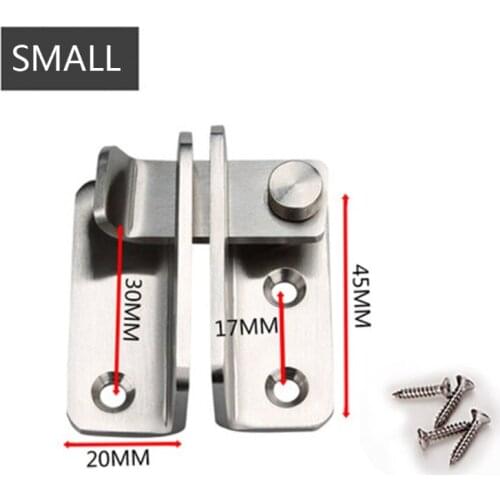 Stainless Steel Hasp Latch Lock Sliding Door Simple Convenience Window Cabinet Locks For Home Hotel Door,Right Open