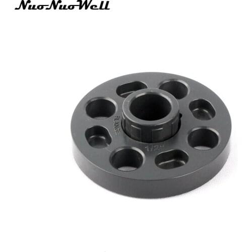 1pcs NuoNuoWell PVC ANSI 1/2" Flange Pipe Connector Hose Adapter Hardware Fittings Tube Parts Slip Socket Flanges