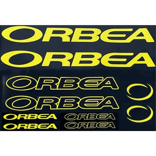 10pcs pvc for orbea PRINTED BIKE FRAME STICKERS DECALS SHEET BICYCLE CYCLING
