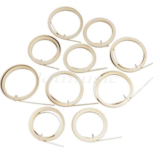 10 Pcs Guitar Binding Purfling Strips ABS Guitar Parts Accessories for Luthier Supplies 5 Feet 10mm 6 Color Available