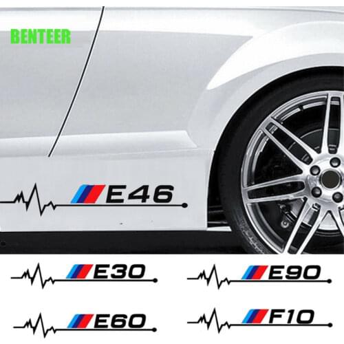 2Pcs Power Motorsport E30 E34 E36 E39 E46 E60 E84 E87 E90 E70 F01 F02 F10 F20 F30 F31 F34 F48 F87 X1 X2 X3 X4 X5 X6 X7 Sticker
