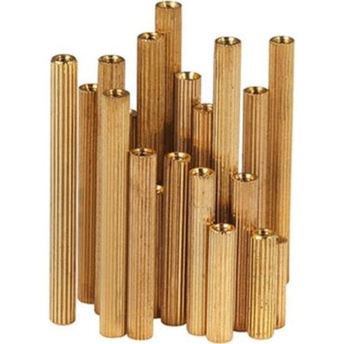 20pcs M2 Round copper column double pass Monitoring security columns Camera stud 15mm-26mm Length